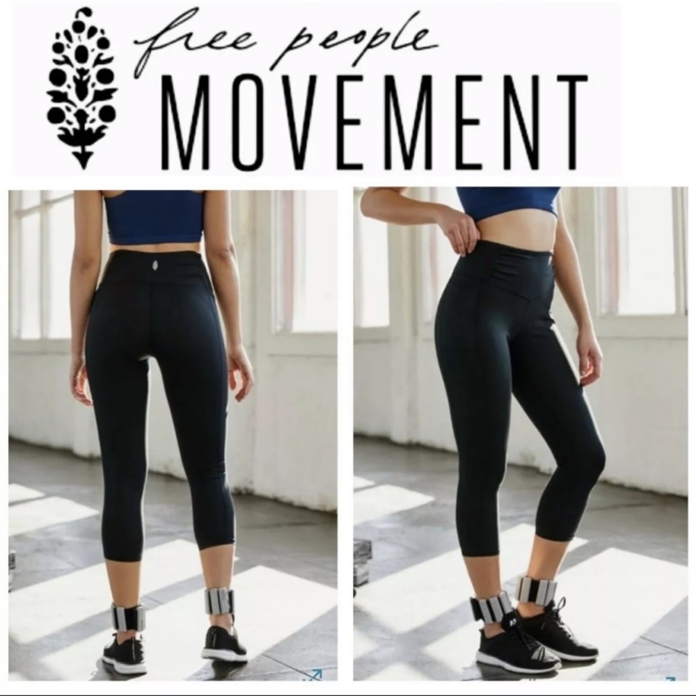 FREE PEOPLE Breathe Easy Legging (black, L) - NWT